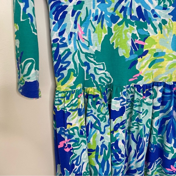 LILLY PULITZER LYNN GIRLS T SHIRT DRESS WADE AND SEA Size XL back to school - Picture 3 of 11